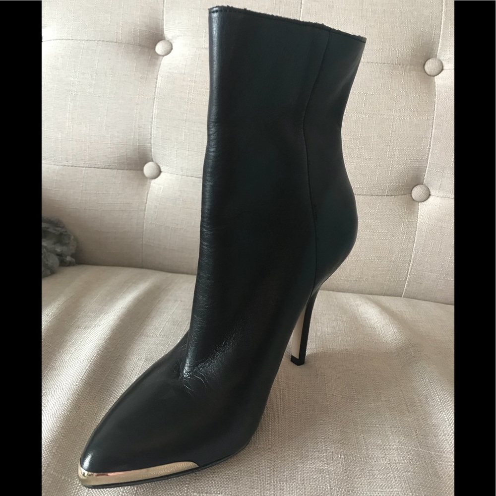 Red high heel boots size 6 1/2 M
